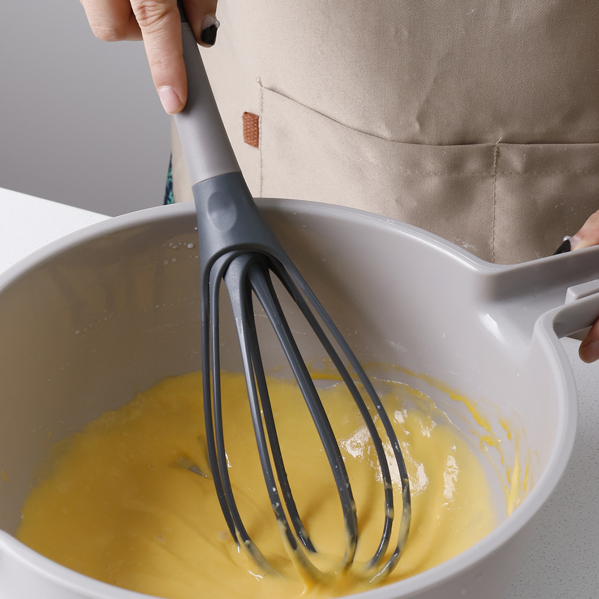 Immersion Hand Blender Set - 1개 계란 거품기 회전식 계란 믹서