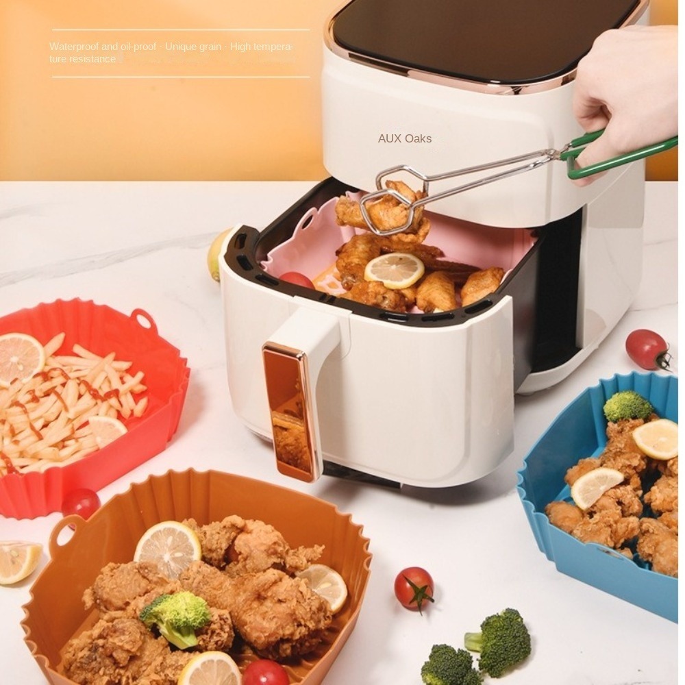 Air Fryer Silicone Pot Liner - 논스틱 실리콘 에어프라이어 라이너 부드러운 프라이드