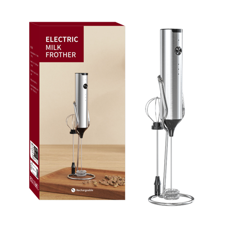 Immersion Hand Blender Set - 무선 전기 미니 우유 거품기 커피