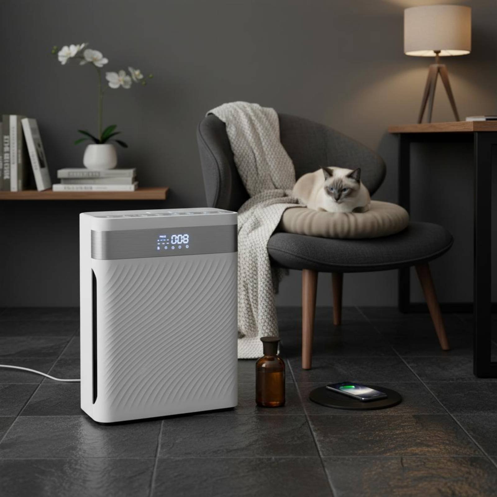 Home Appliances - 애완동물 공기청정기 강력한 흡입력 애완동물 털