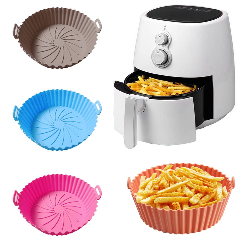 Air Fryer Silicone Pot Liner - 에어 프라이어용 베이킹 바구니, 실리콘 포트,