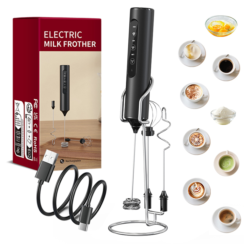 Electric Milk Frother Handheld - 3 in 1 전기 핸드헬드 우유