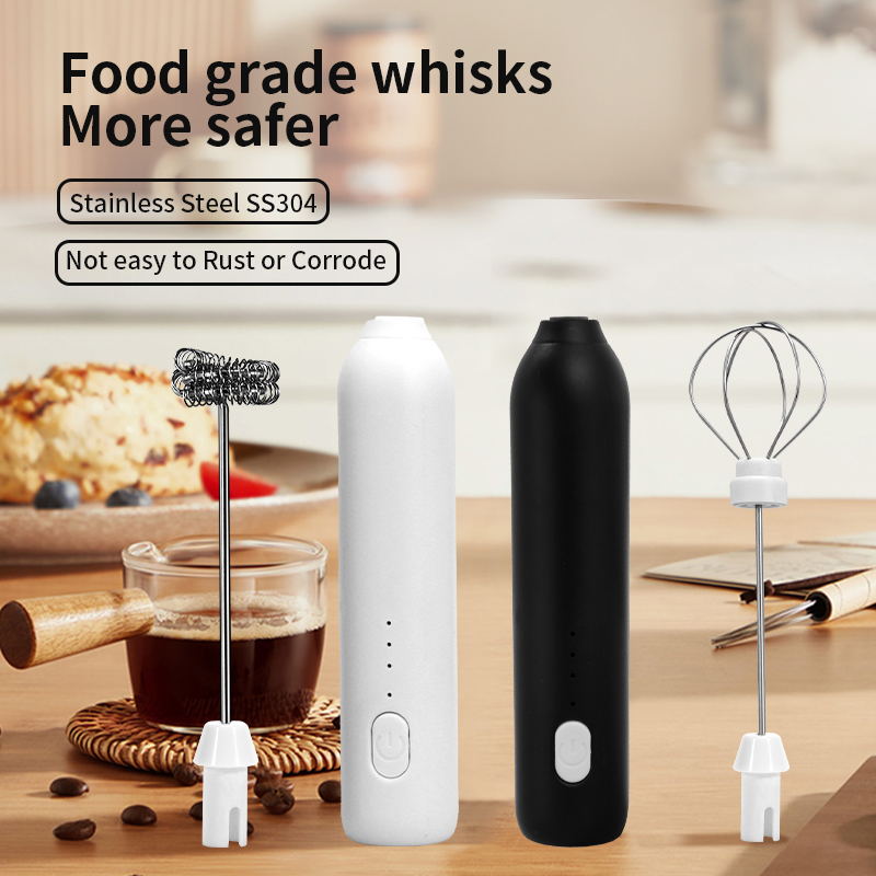 Electric Milk Frother Handheld - 2 In 1 전기 커피 Frother
