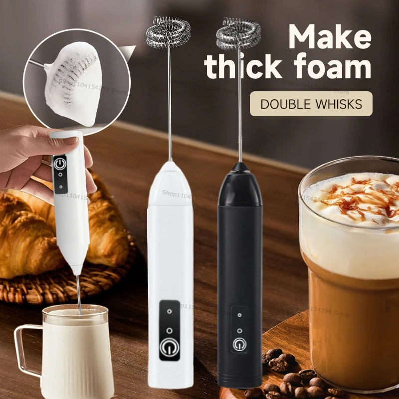 Electric Milk Frother Handheld - 무선 우유 거품기 전기 핸드헬드 블렌더