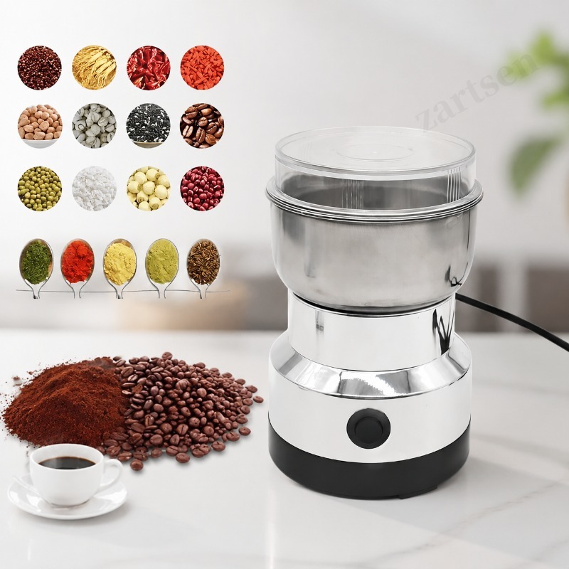 Coffee Bean Grinder Electric - 주방 다기능 4중날 곡물 분쇄기 커피