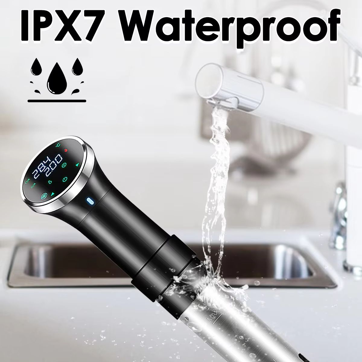 Digital Sous Vide Precision Cooker - 수비드 쿠커 1100W 이머전 서큘레이터 25-95