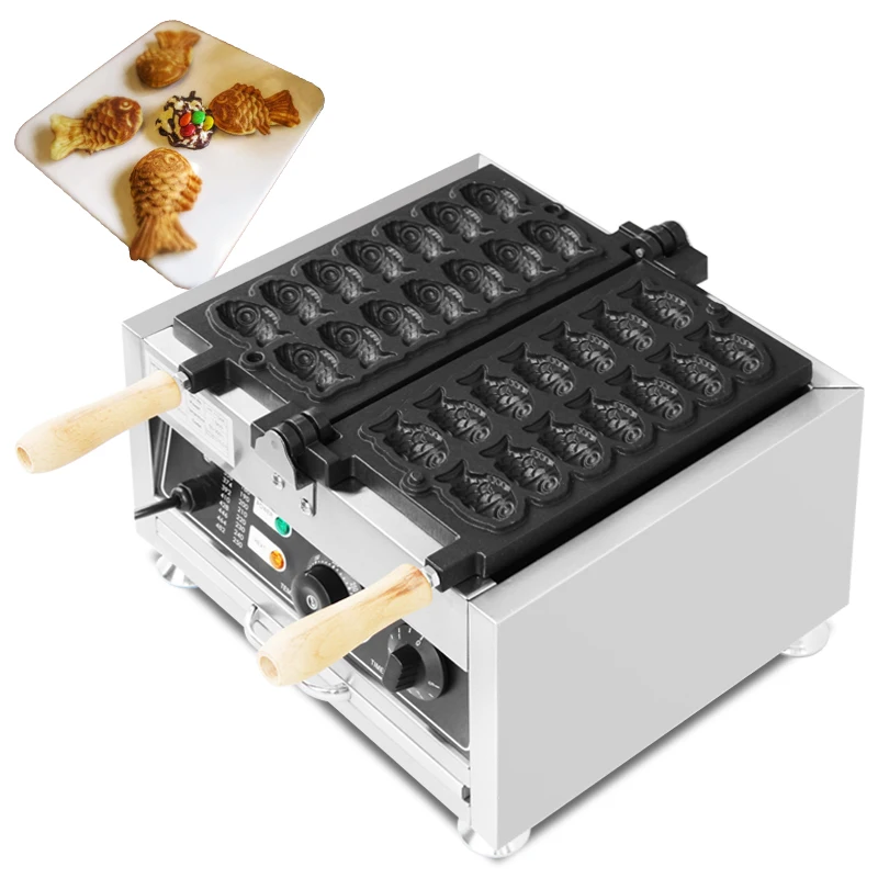 Mini Waffle Maker Machine - 미니 물고기 모양 와플 기계 타이야키