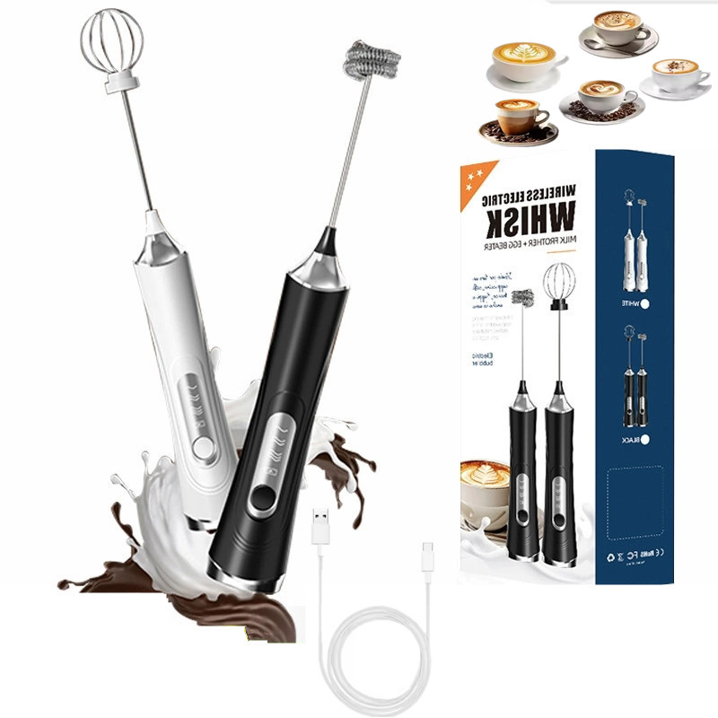 Electric Milk Frother Handheld - USB 전기 우유 거품기 휴대용 우유