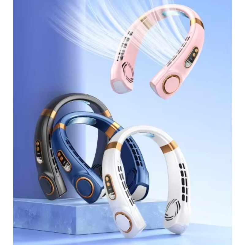 휴대용 USB 충전식 목팬 5단 속도 조절 급속 냉각  - Air Conditioners 리뷰 및 가격