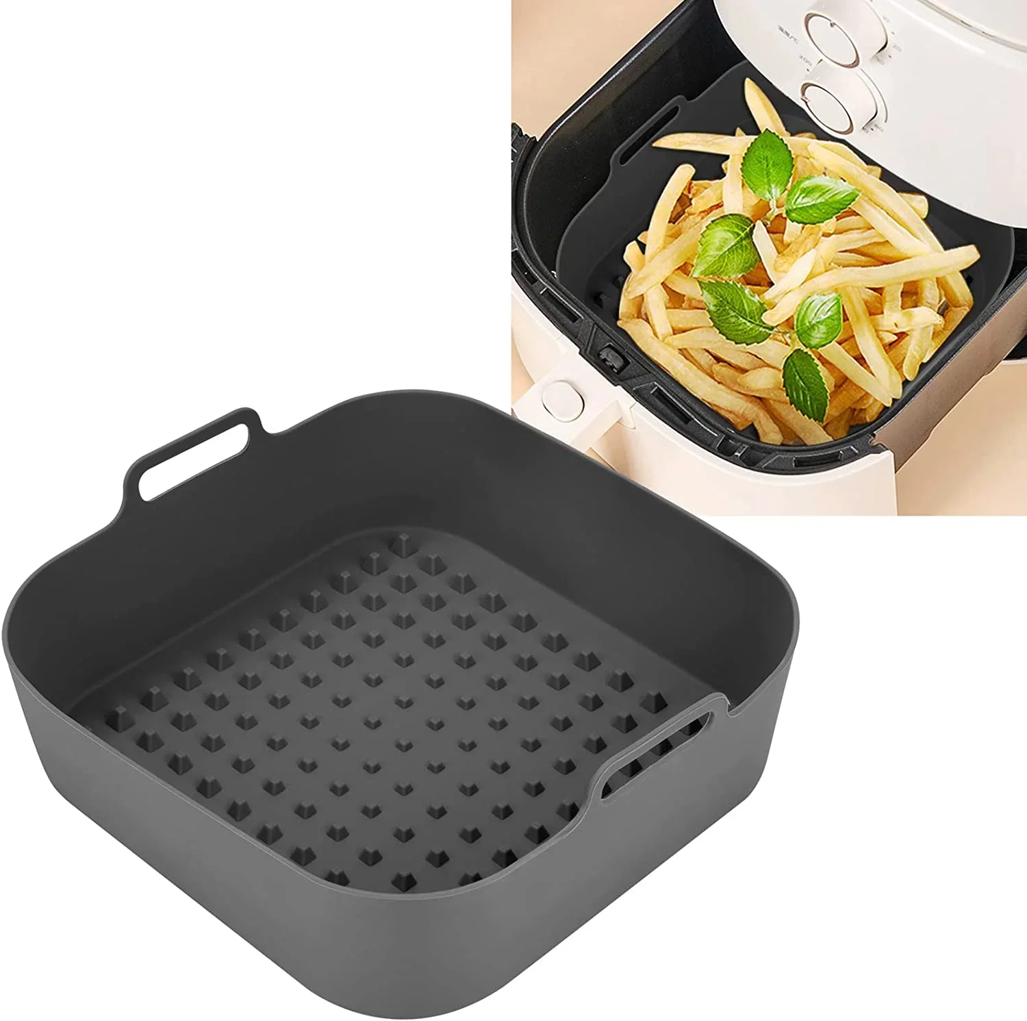 에어 프라이어 실리콘 냄비 두꺼운 재사용 가능한 실리콘 - Air Fryer Silicone Pot Liner 리뷰 및 가격