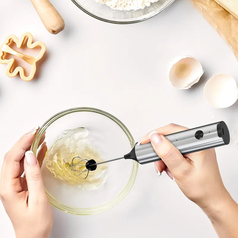 무선 전기 미니 우유 거품기 커피 거품기 휴대용 계란  - Immersion Hand Blender Set 리뷰 및 가격