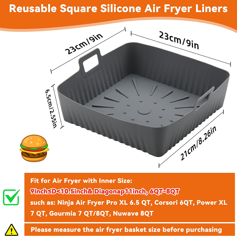 대형 23cm 에어 프라이어 실리콘 바구니 9 인치 에 - Air Fryer Silicone Pot Liner 리뷰 및 가격