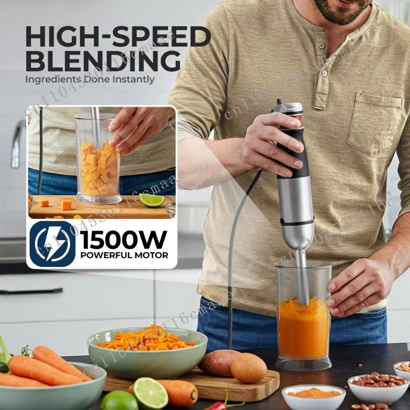 6-in-1 1200W 강력 핸드 블렌더 세트, 건강한 - Immersion Hand Blender Set 리뷰 및 가격