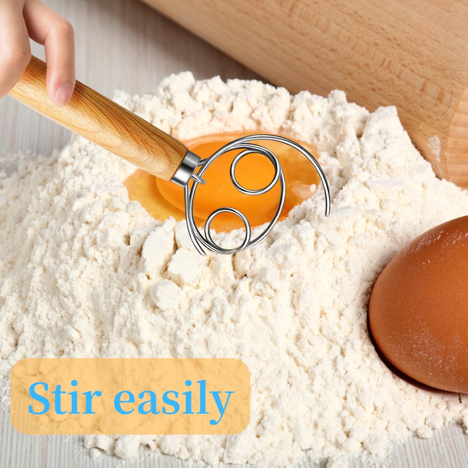 스테인레스 스틸 핸드 믹서 반죽기 수동 반죽 거품기 밀 - Immersion Hand Blender Set 리뷰 및 가격