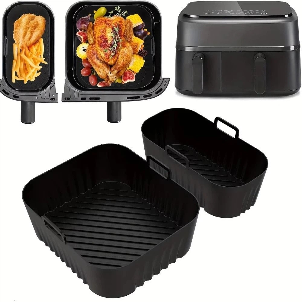 6L/3L 에어프라이어 라이너 논스틱 재사용 가능 듀얼 - Air Fryer Silicone Pot Liner 리뷰 및 가격
