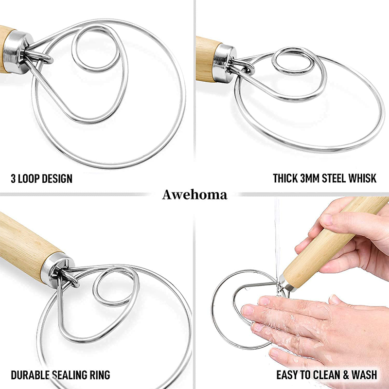 대형 핸드 덴마크어 반죽 털 빵 믹서 스테인레스 스틸  - Immersion Hand Blender Set 리뷰 및 가격