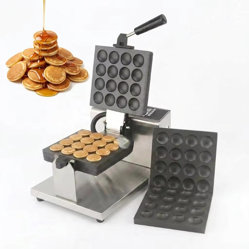 논스틱 포페르체스 기계 16홀 상업용 네덜란드 미니 팬 - Mini Waffle Maker Machine 리뷰 및 가격