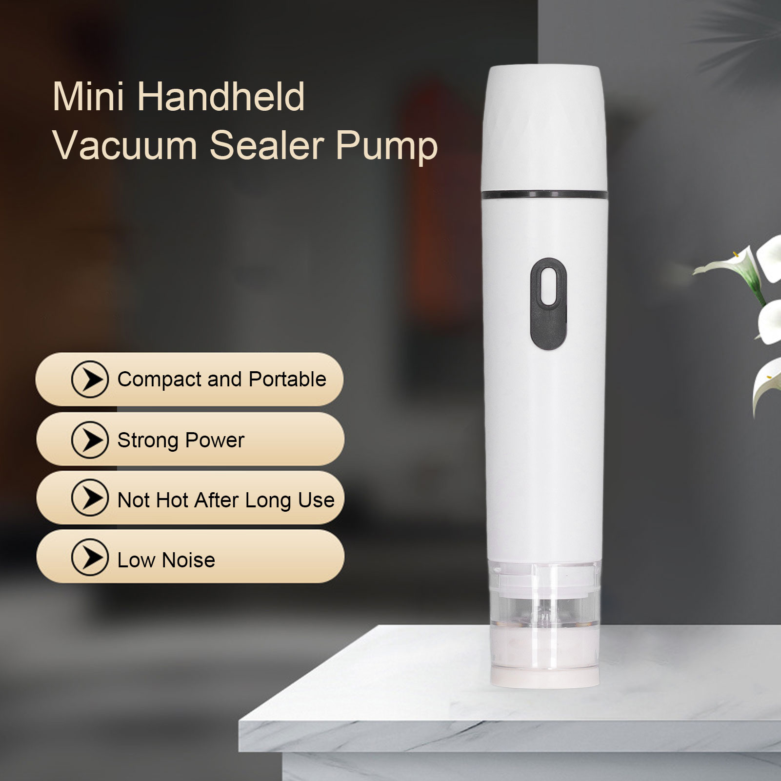 전기 에어 펌프 휴대용 진공 포장기 식품 보관용 에어  - Food Vacuum Sealer Machine 리뷰 및 가격