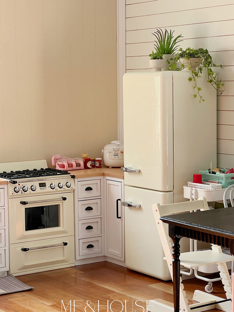 1/6 인형 집 모델 가구 액세서리, 금속 냉장고, 조 - Small Appliances 리뷰 및 가격