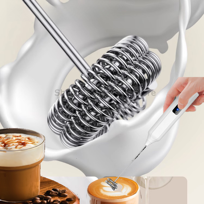 무선 우유 거품기 전기 핸드헬드 블렌더 전기 미니 커피 - Electric Milk Frother Handheld 리뷰 및 가격