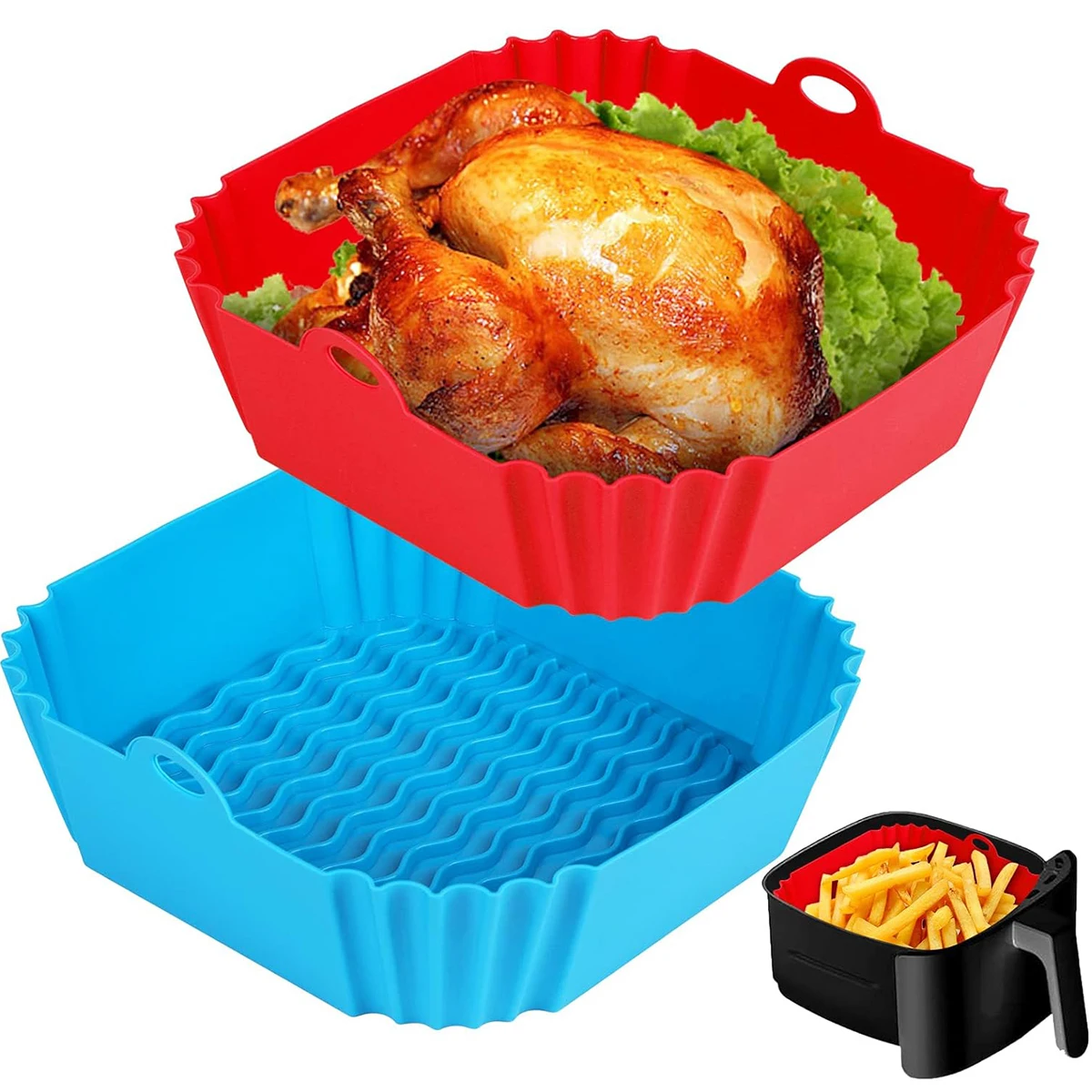 에어프라이어 실리콘 라이너 포트, 에어프라이어 바스켓  - Air Fryer Silicone Pot Liner 리뷰 및 가격