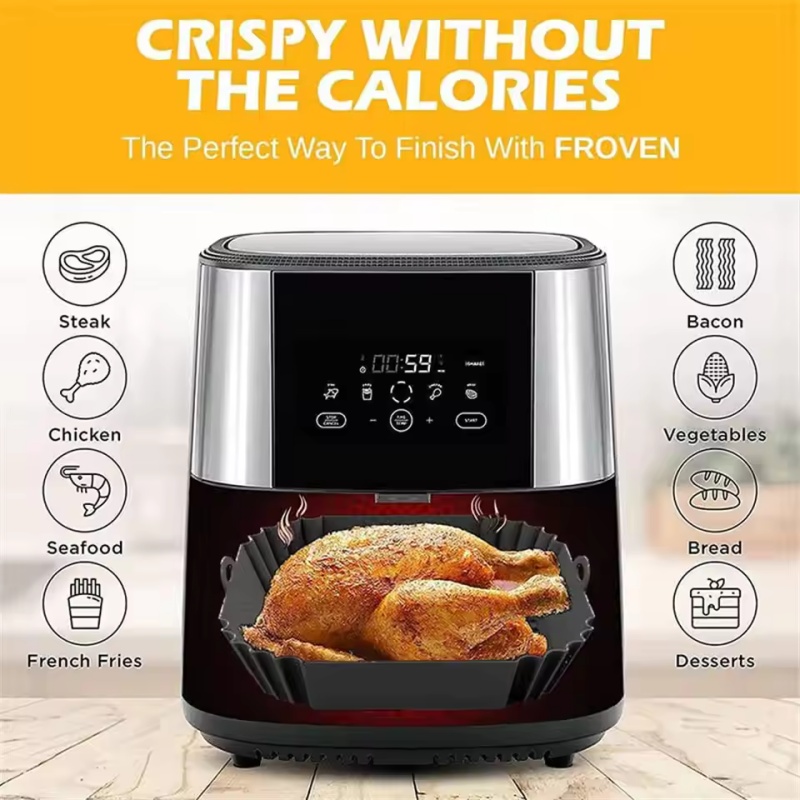 실리콘 에어프라이어 냄비 트레이 1개(손잡이 포함),  - Air Fryer Silicone Pot Liner 리뷰 및 가격