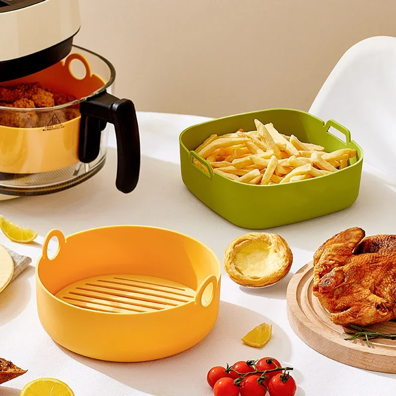 라운드 에어 프라이어 라이너 스퀘어 에어 프라이어 실리 - Air Fryer Silicone Pot Liner 리뷰 및 가격