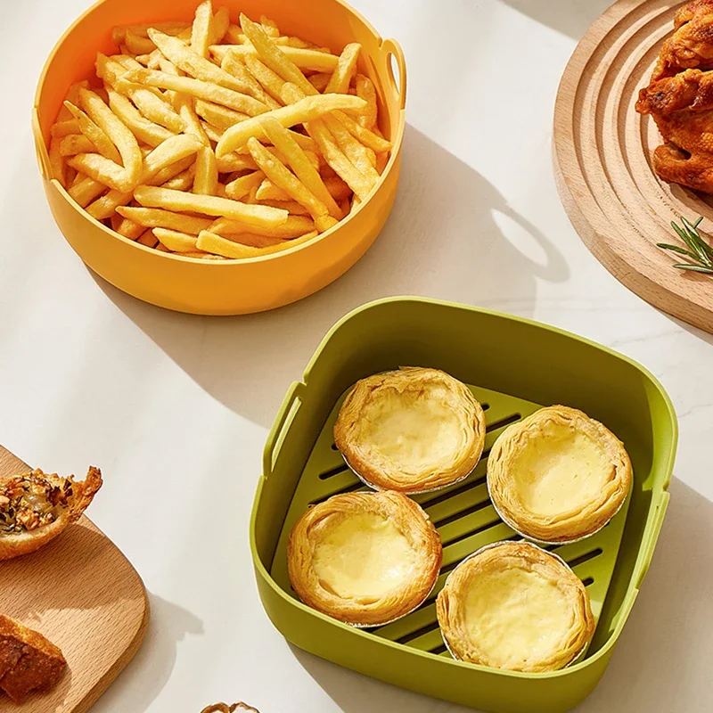 라운드 에어 프라이어 라이너 스퀘어 에어 프라이어 실리 - Air Fryer Silicone Pot Liner 리뷰 및 가격