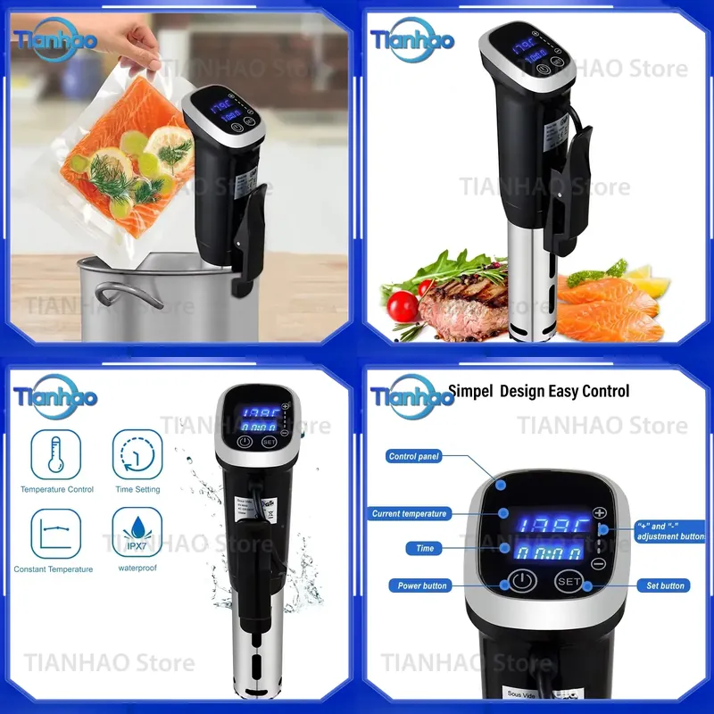 IPX7 방수 수비드 정밀 조리기, LED 디지털 디스 - Digital Sous Vide Precision Cooker 리뷰 및 가격