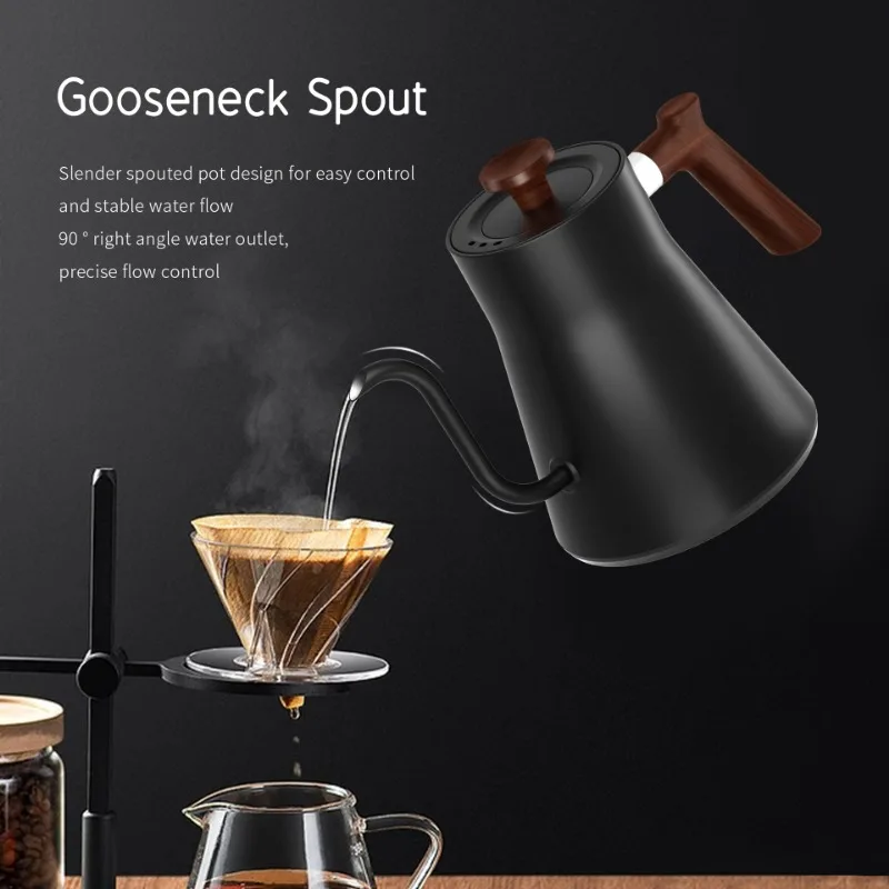 1200와트 지능형 일정 온도 전기 주전자 구스넥 포트 - Electric Kettle Temperature Control 리뷰 및 가격