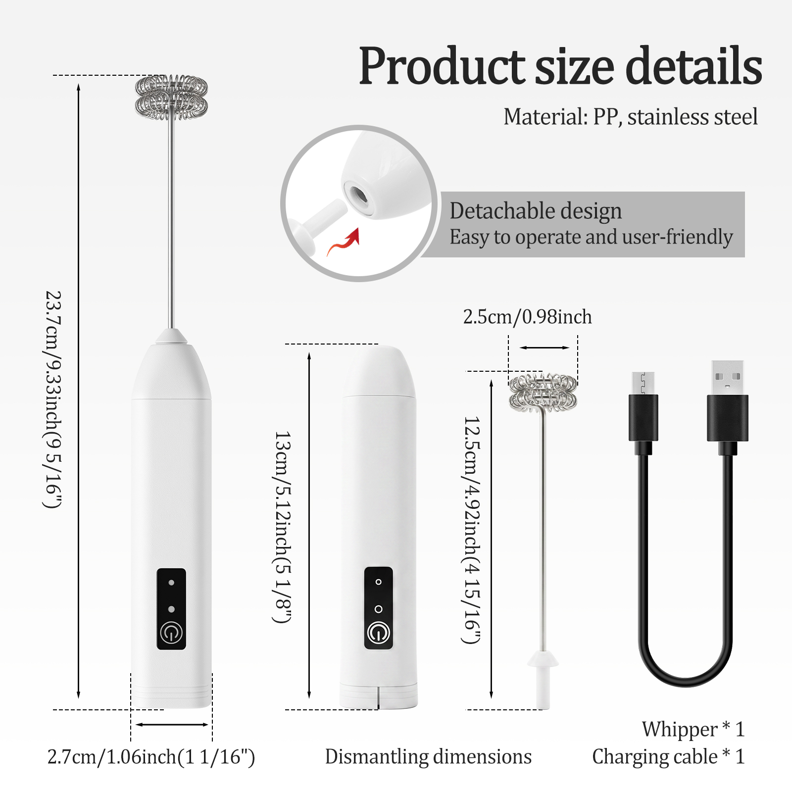 무선 우유 거품기 휴대용 핸드헬드 커피 거품 제조기 3 - Electric Milk Frother Handheld 리뷰 및 가격