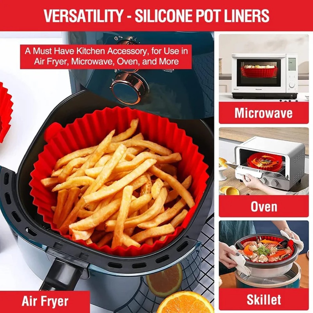 에어프라이어 실리콘 용기 에어프라이어 실리콘 바스켓 재 - Air Fryer Silicone Pot Liner 리뷰 및 가격
