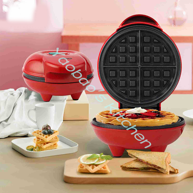 미니 전기 휴대용 그릴 와플 메이커 팬케이크 케이크 디 - Mini Waffle Maker Machine 리뷰 및 가격
