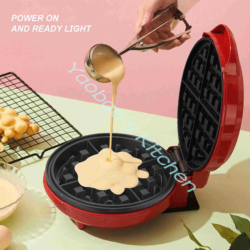 미니 전기 휴대용 그릴 와플 메이커 팬케이크 케이크 디 - Mini Waffle Maker Machine 리뷰 및 가격