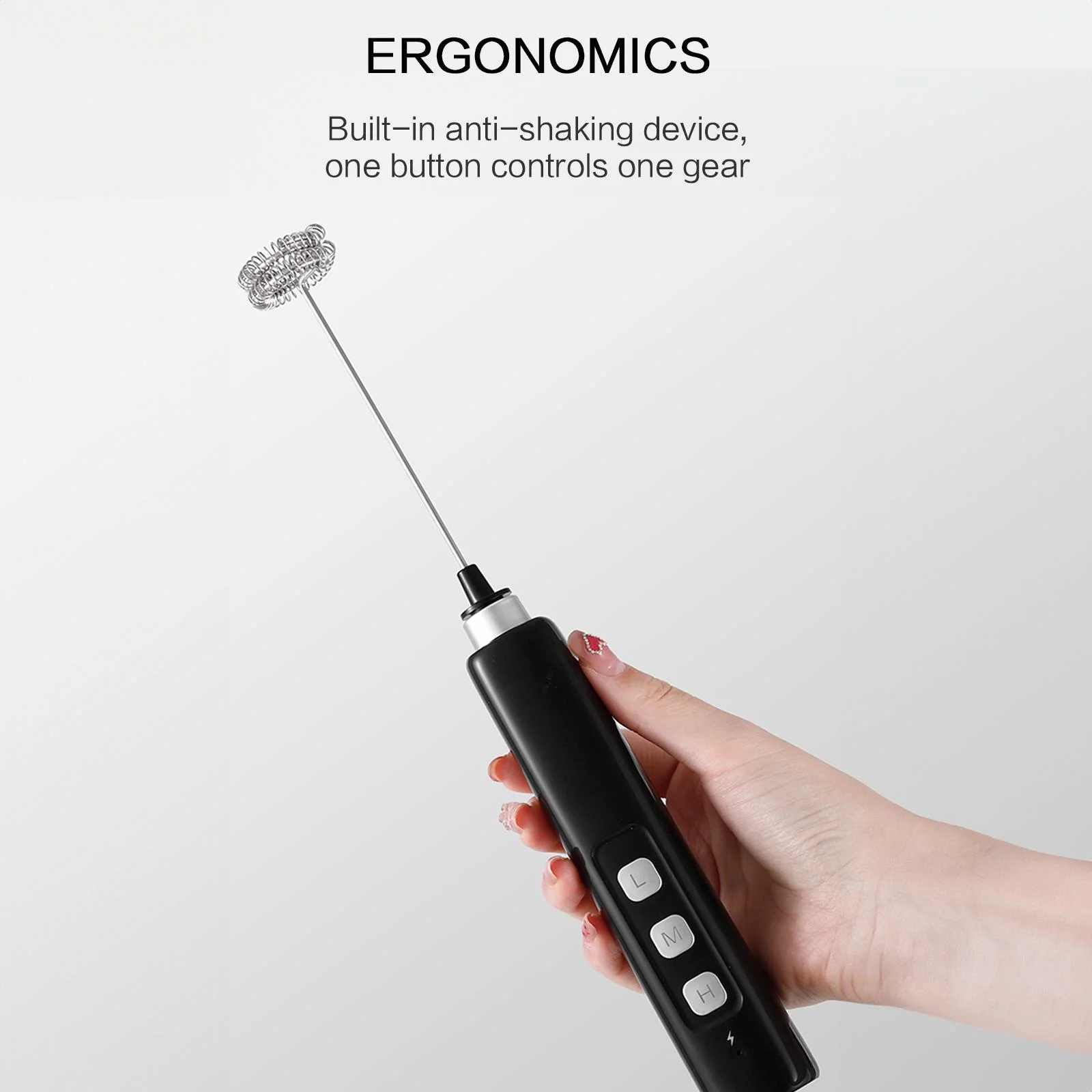 USB 충전식 휴대용 우유 거품기 미니 전동 믹서 3단 - Electric Milk Frother Handheld 리뷰 및 가격
