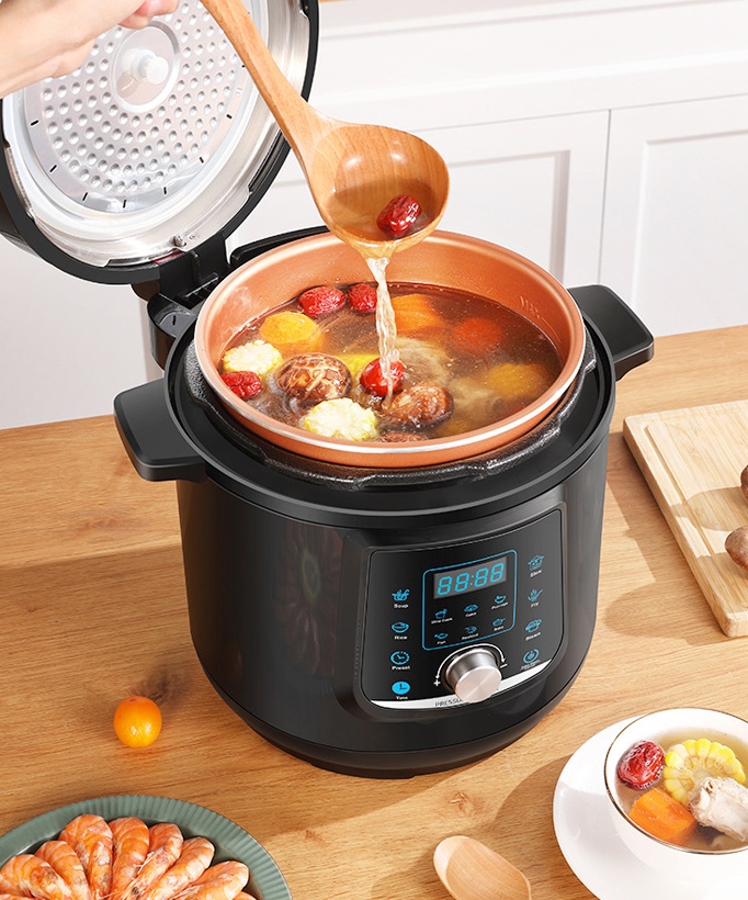 스테인리스 스틸 전기 압력솥 가정용 자동 스마트 쿠커  - Smart Instant Pressure Cooker 리뷰 및 가격