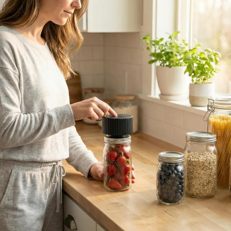 3-in-1 휴대용 전기 메이슨 자 진공 밀봉기 키트, - Food Vacuum Sealer Machine 리뷰 및 가격